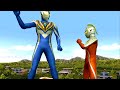 TALL Ultraman Agul v2 &amp; Ultraman Seven - TAG HD Remaster ULTRAMAN FE3
