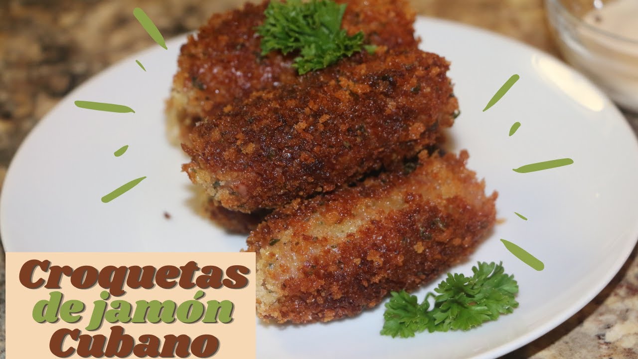 CROQUETAS DE jamón CUBANA Croquetas de jamón Ros Emely YouTube