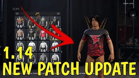 WWE 2K22 NEW PATCH UPDATE 1.14, NEW TOPS ADDED, BUGS AND FIXES