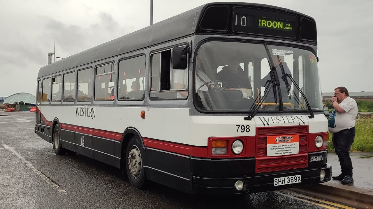 Preserved Western Scottish 798 Leyland national 2 (SHH 389X)