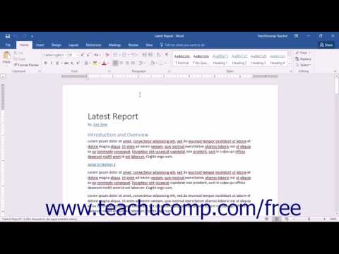 Word 2016 Tutorial Sharing by Email Microsoft Training