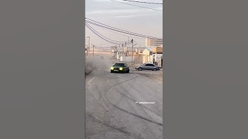 Mercedes Benz 190E / W201 doing the usual drifting.