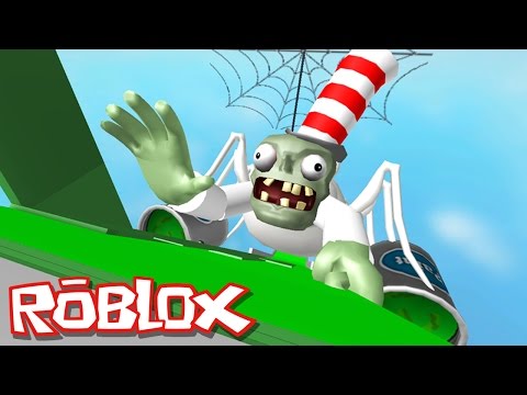 Roblox Adventures / Mr. Zombie's Slime Slide / Giant Evil Zombie!!