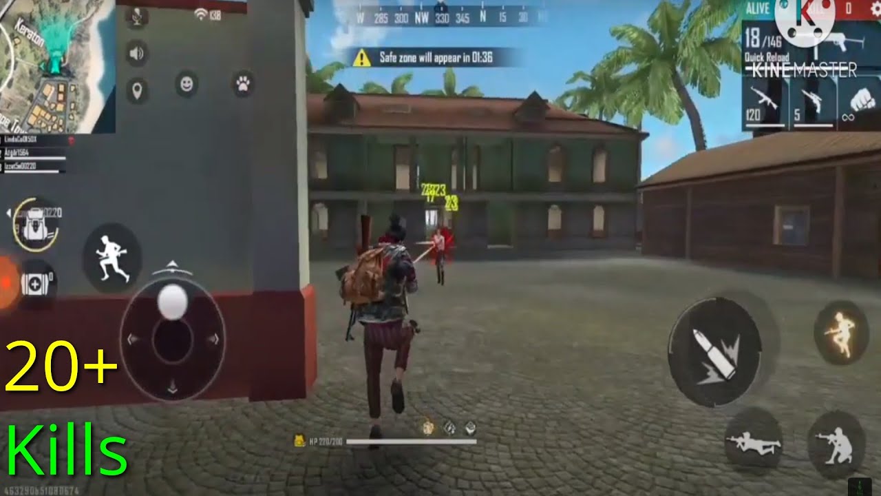 FreeFire 20+ kills   || 4GEMS