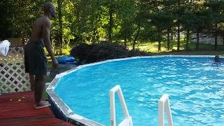 How to dive into a kiddie pool HEADFIRST