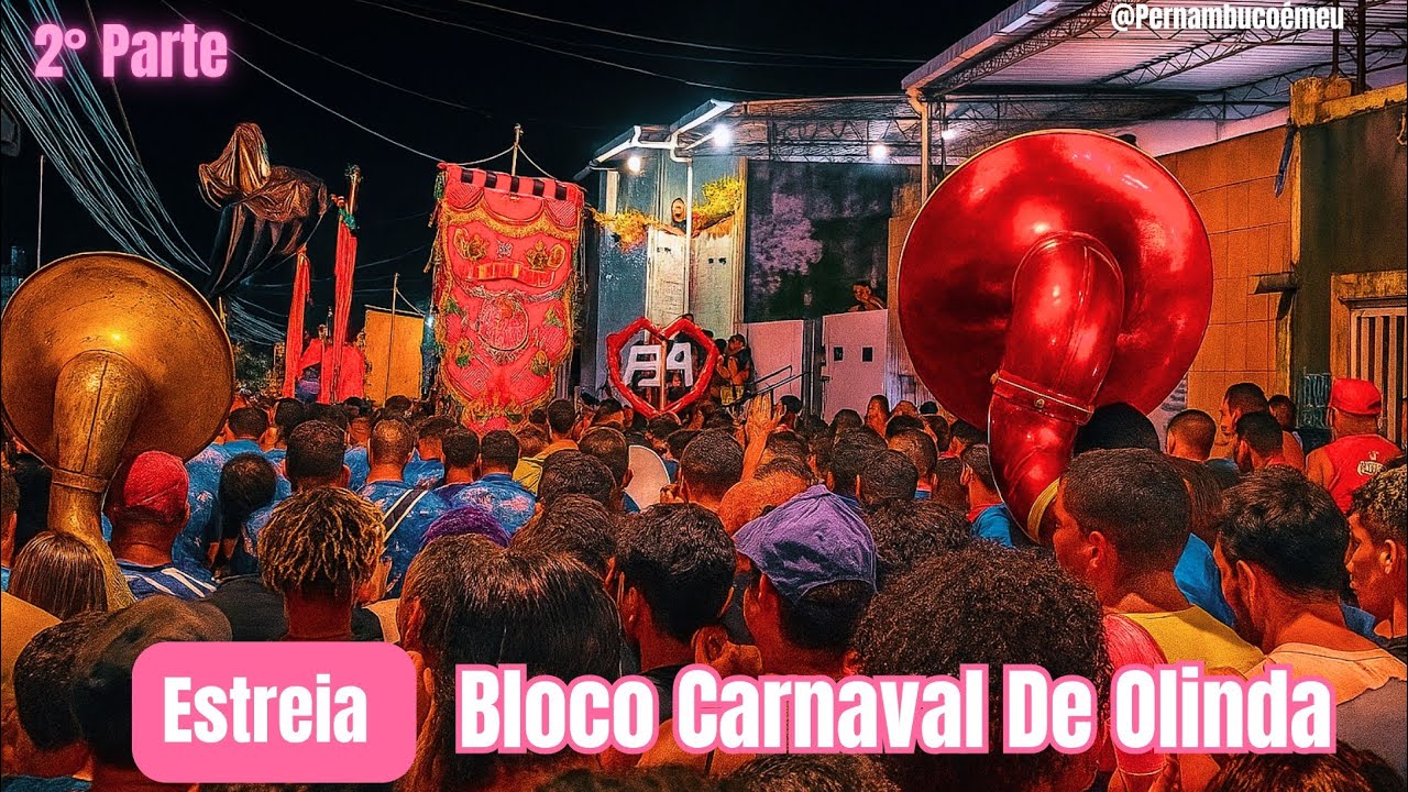 2° Parte Bloco Carnaval De Olinda Prévias do Carnaval 2026 