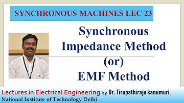 SM23 Synchronous Impedance Method or EMF Method