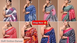 New Fresh Stock Of Mulmul Cotton Soft Sarees | #softsaree #mulmulsaree screenshot 2