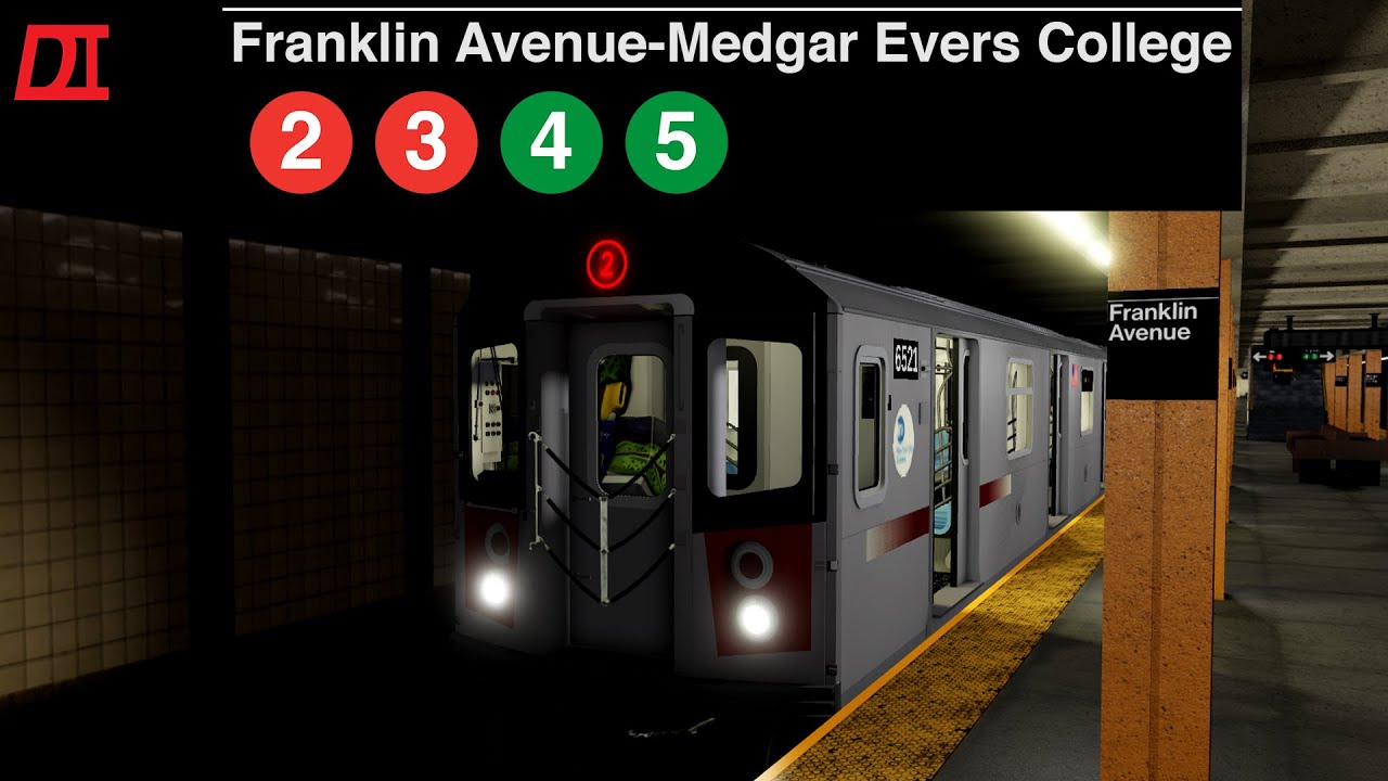 Roblox | Railfanning at Franklin Avenue-Medgar Evers College