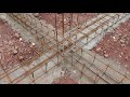 Plinth and ground  beam reinforcement details method