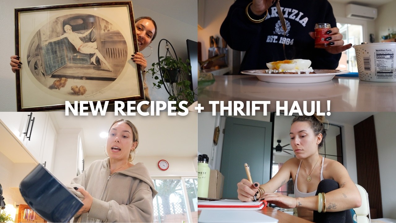 Gut-friendly recipes + Thrift haul (1940's art!)