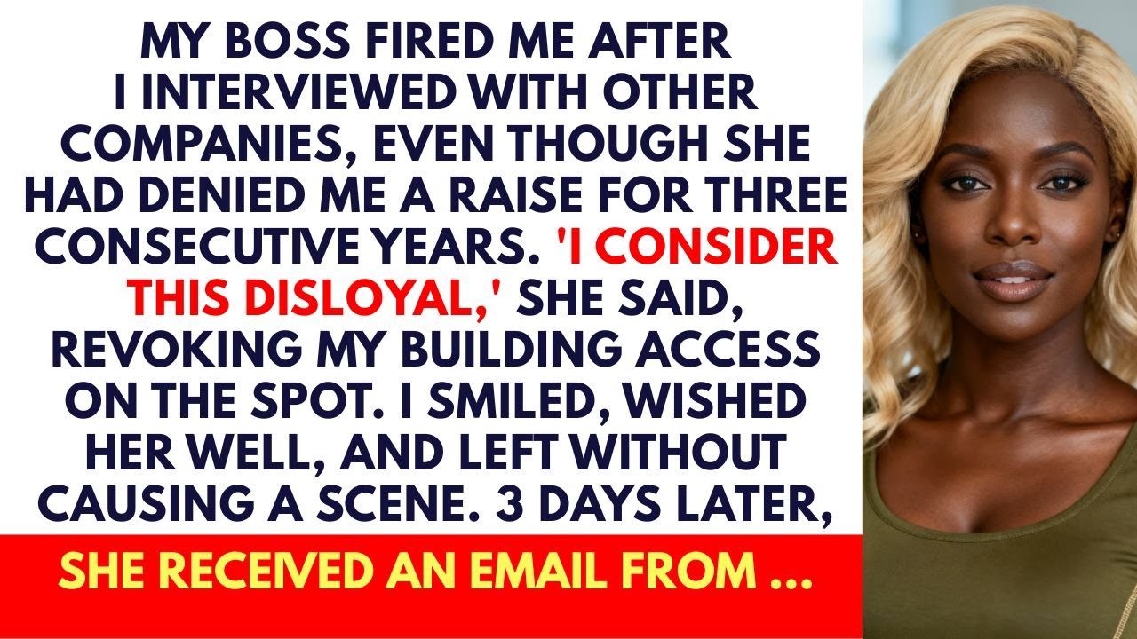 My Boss Fired Me For Job Hunting After Denying My Raises For 3 Years