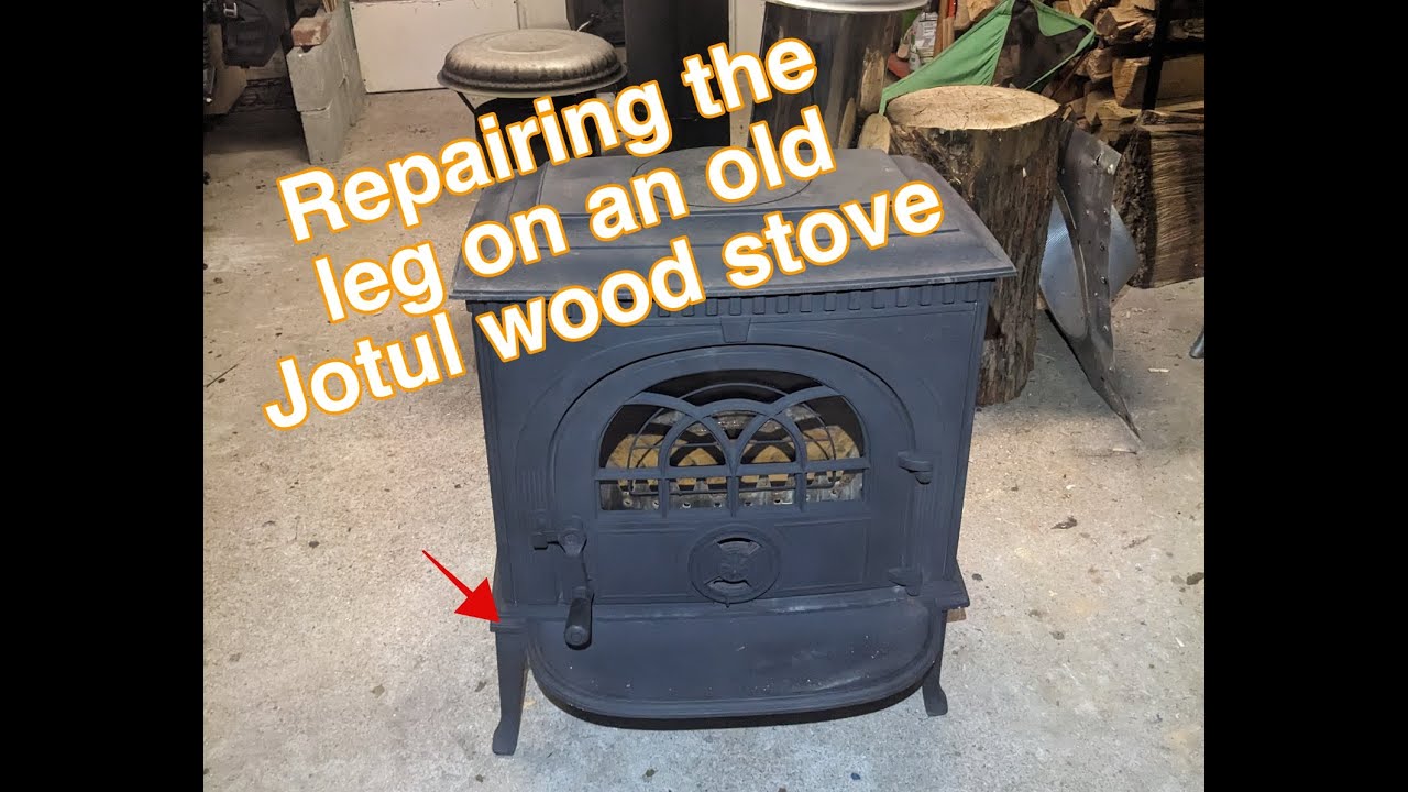Cabin prep episode 3: fixing the legs on the Jotul Wood Stove I bought