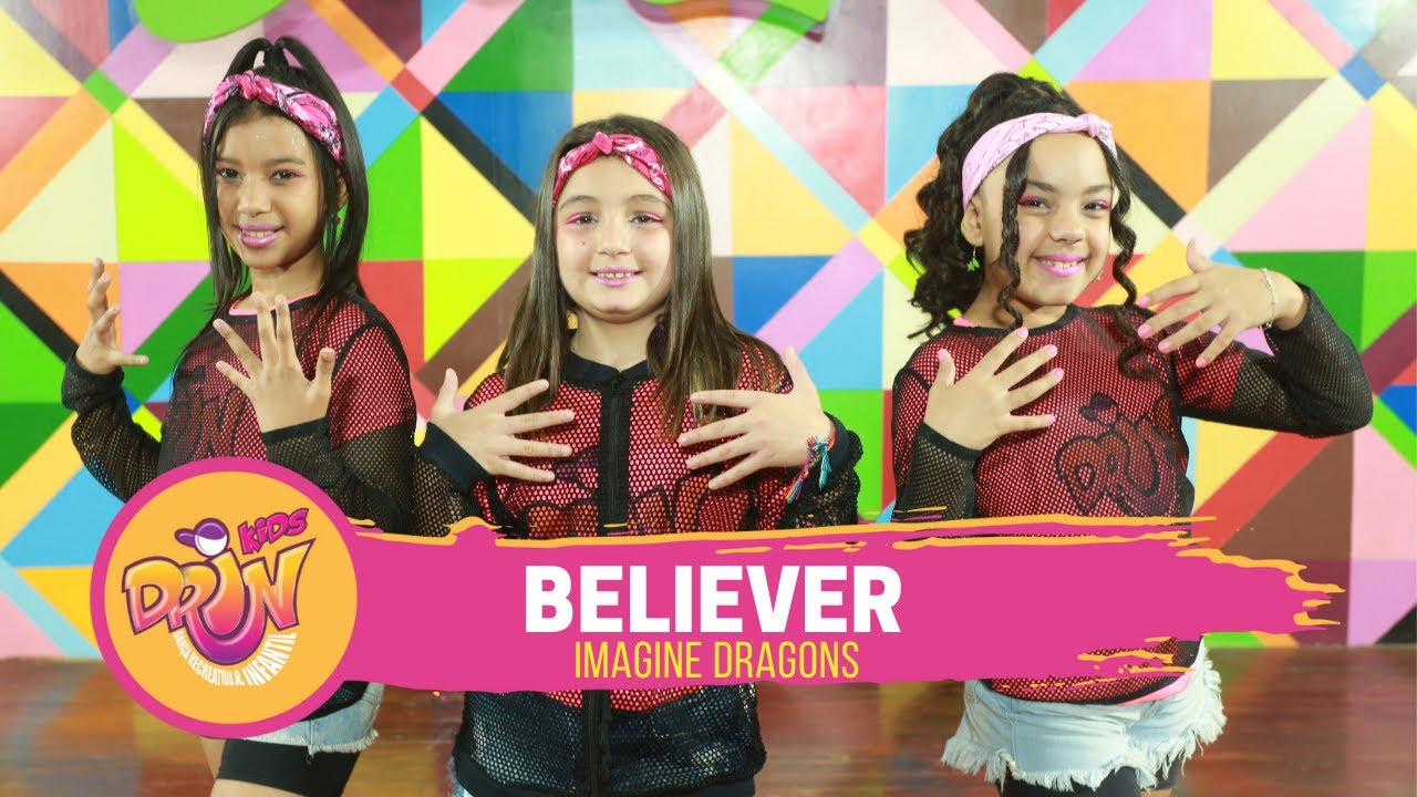 Believer - Imagine Dragons | Drin Kids | BrazaPlay (Coreografia) | Dance Video