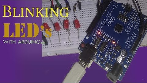 How to blink multiple LED