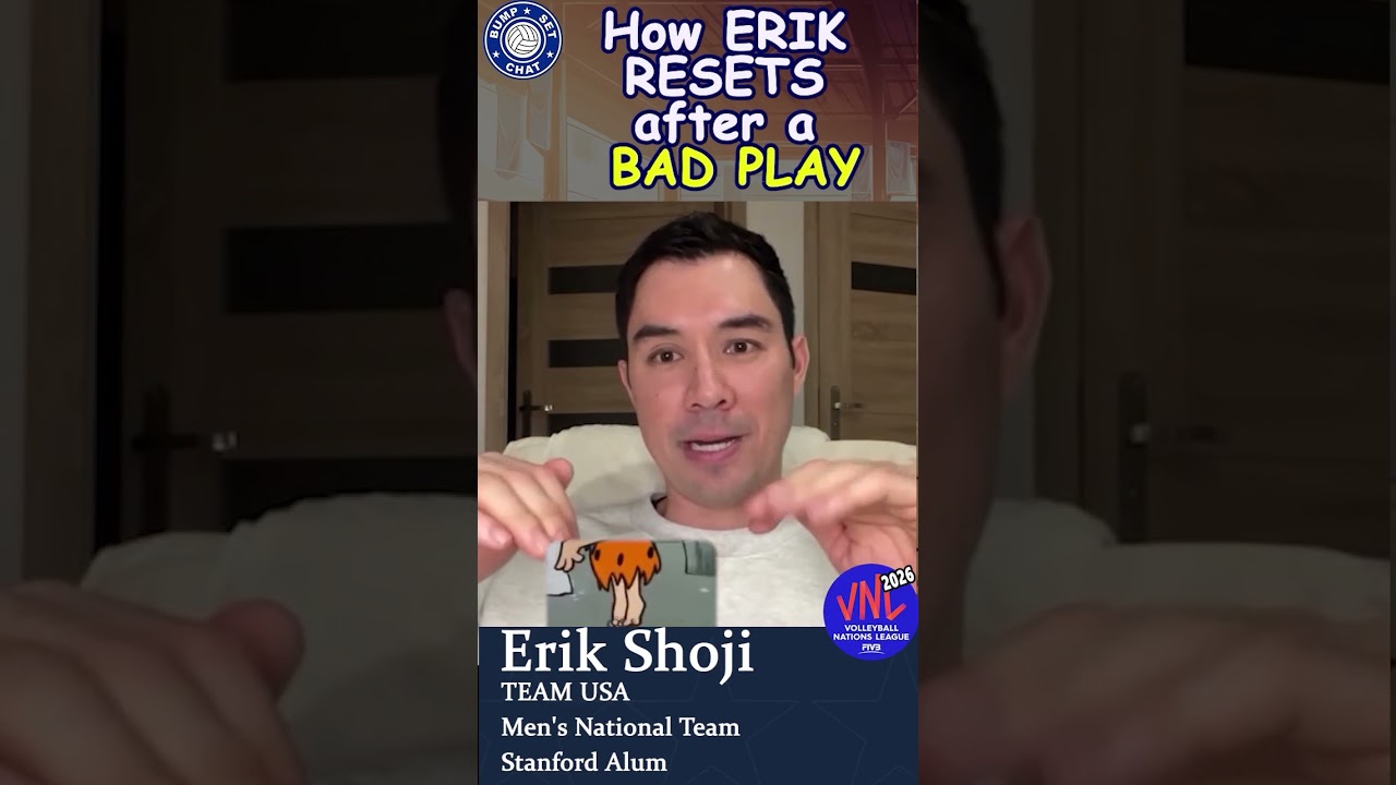 Erik Shoji and how he resets after a bad play!