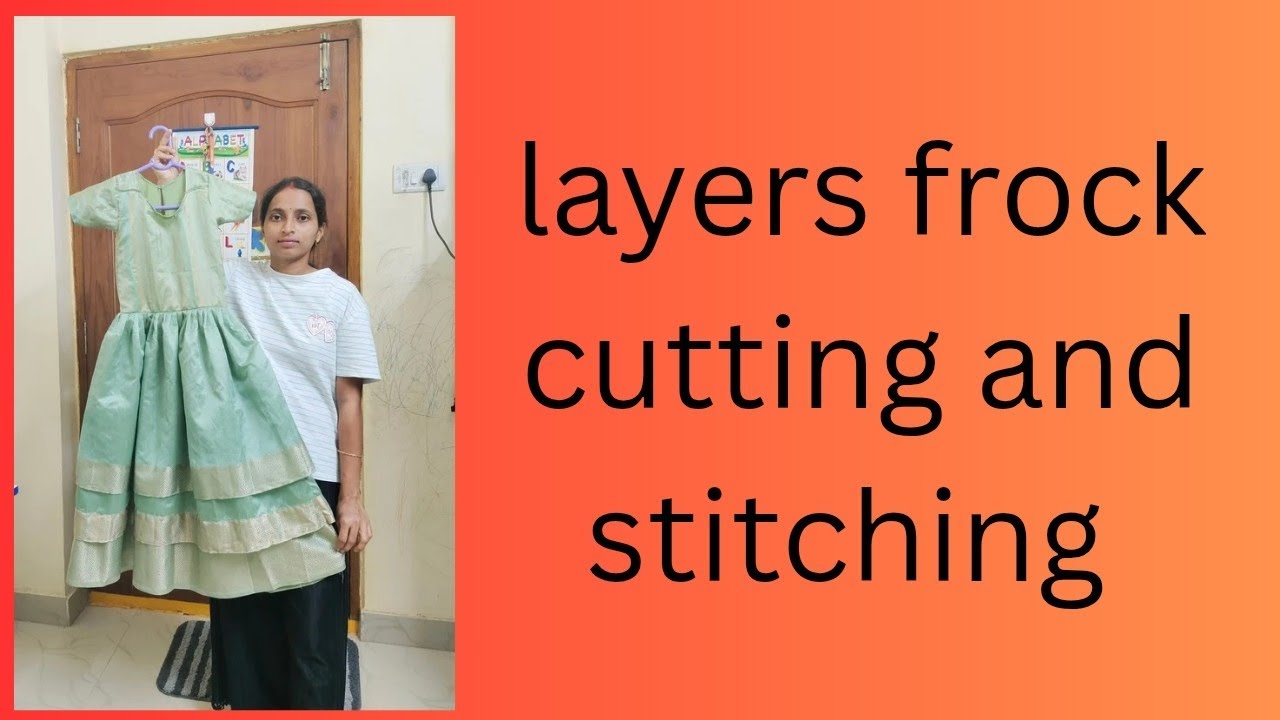 Layers frock cutting and stitching/fashion/designs/ruthikshaofficial