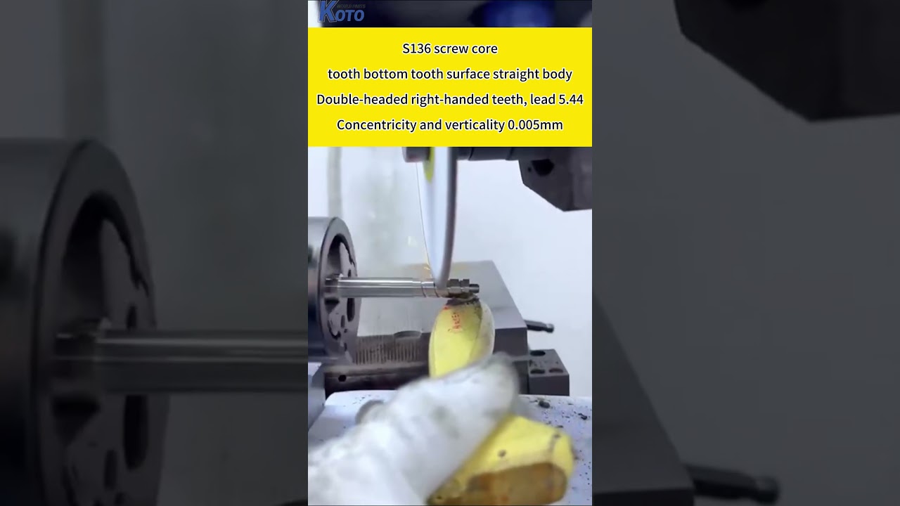 Tooth bottom tooth surface straight body  Concentricity and verticality 0.005mm