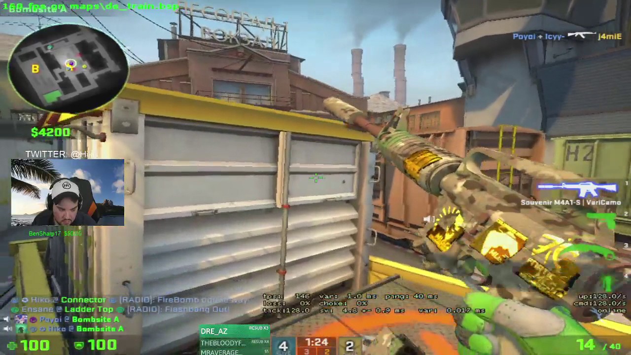 gaming logo Hiko Plays ESEA PUG Train 20170306