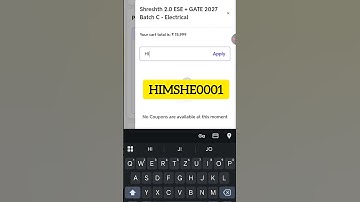 Pw Shreshth 2.0 Gate 2027 Electrical batch all details| Shreshth 2.0.2027 Coupon code #pw#gate
