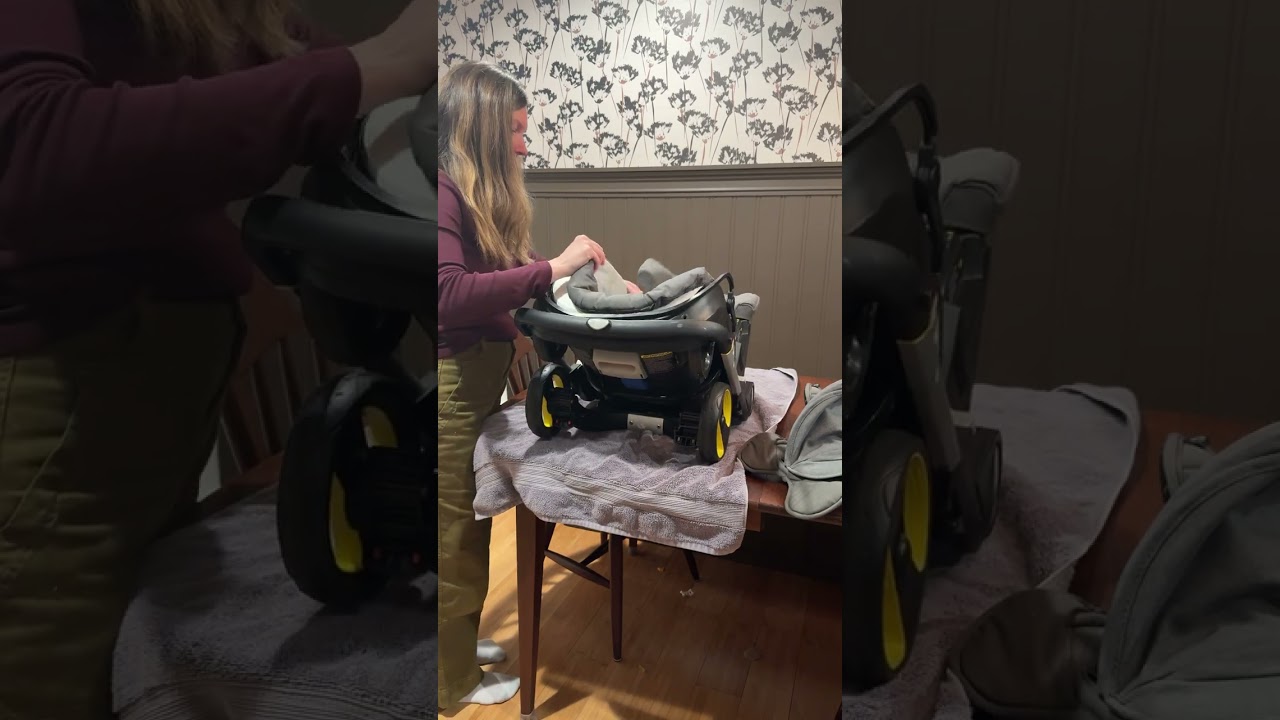 Чистка автокресла Doona