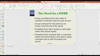 Intro Managerial Accounting – Chapter 5 - Part 2