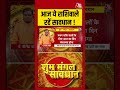 आज ये राशि वाले रहें सावधान! | #horoscopetoday #shorts #shortsviral | Bhagya Chakra