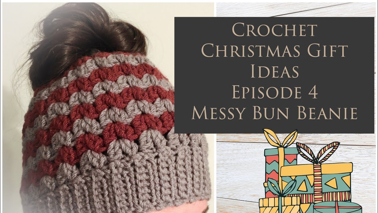 🎄 Christmas Gift Ideas Episode 4🎄 Messy Bun/Ponytail Beanie Child & Adult Size