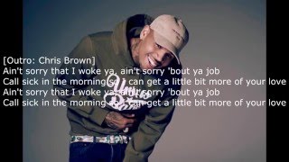 Chris Brown ft. Usher \& Zayn - Back To Sleep (Remix) Lyrics