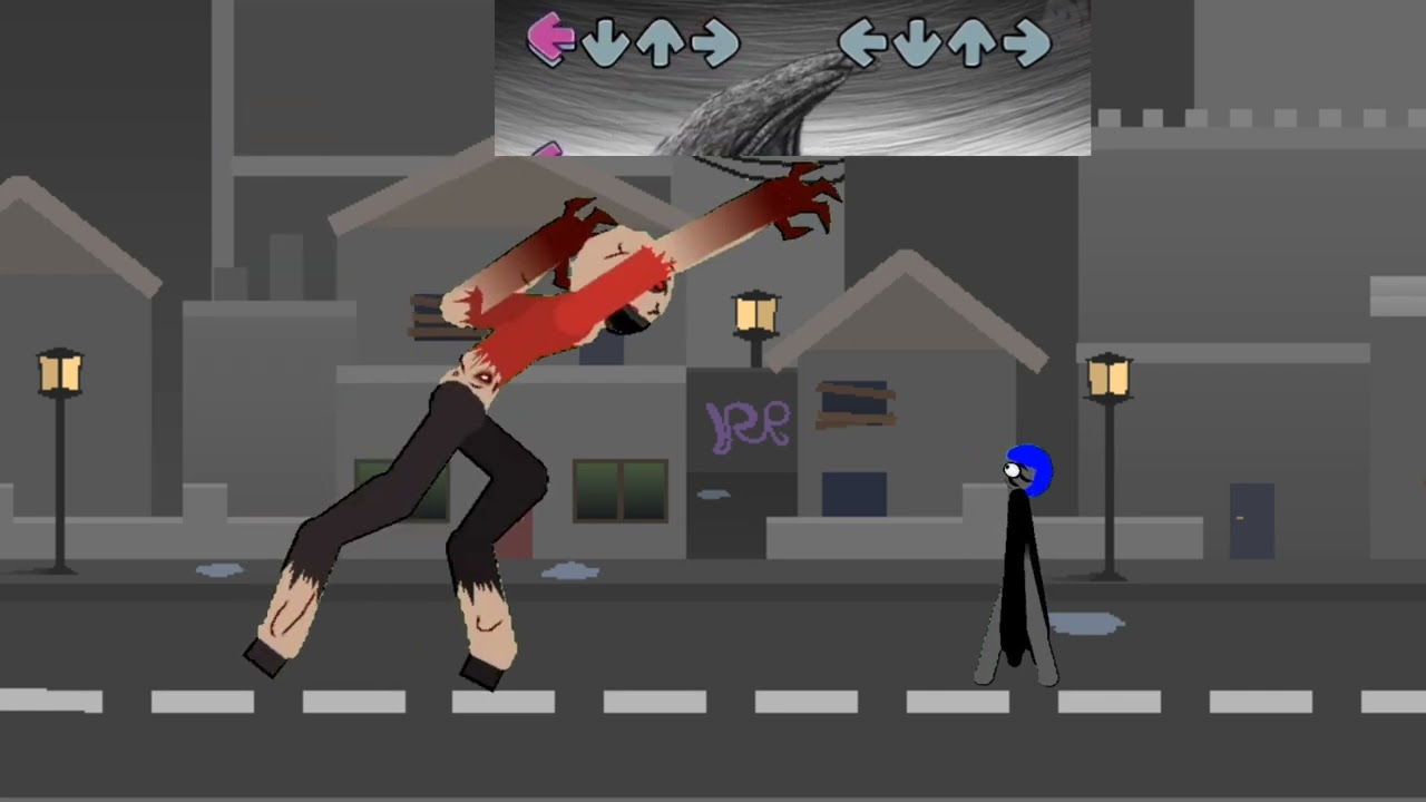 torture fnf but demon king vs tortured distorded (short video)