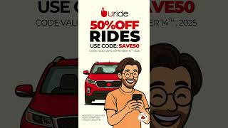 🎉 Get 50% Off Your Ride! 🎉