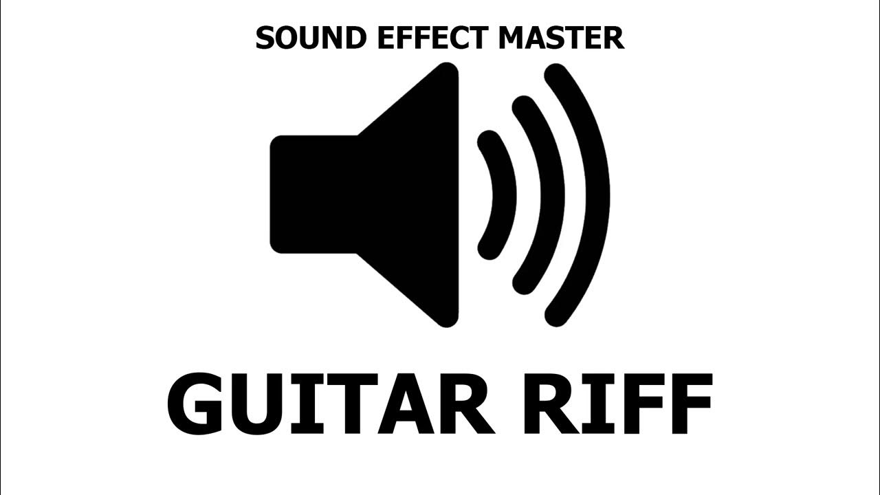 GUITAR RIFF Sound Effect Meme YouTube