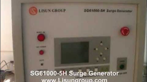 SG61000 5H Surge Generator | What is combination wave | LISUN | EMC Testing