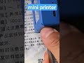 best selling mini printer print4 lines