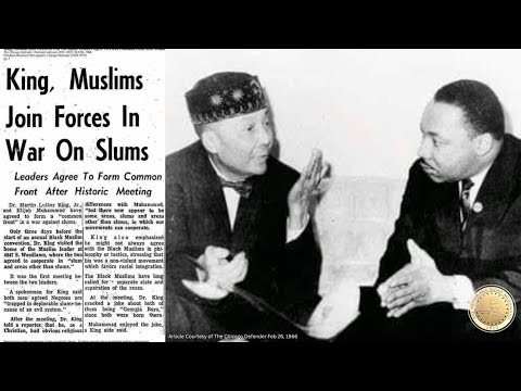 The Honorable Elijah Muhammad and Reverend Dr Martin Luther King Jr ...