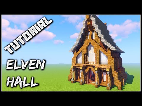 How To Build An Elven Hall | Minecraft Tutorial