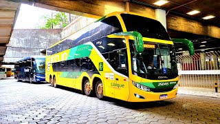 Muitos ÔNIBUS BONITOS  na Rodoviária de BH. Feriadão 12 de Outubro