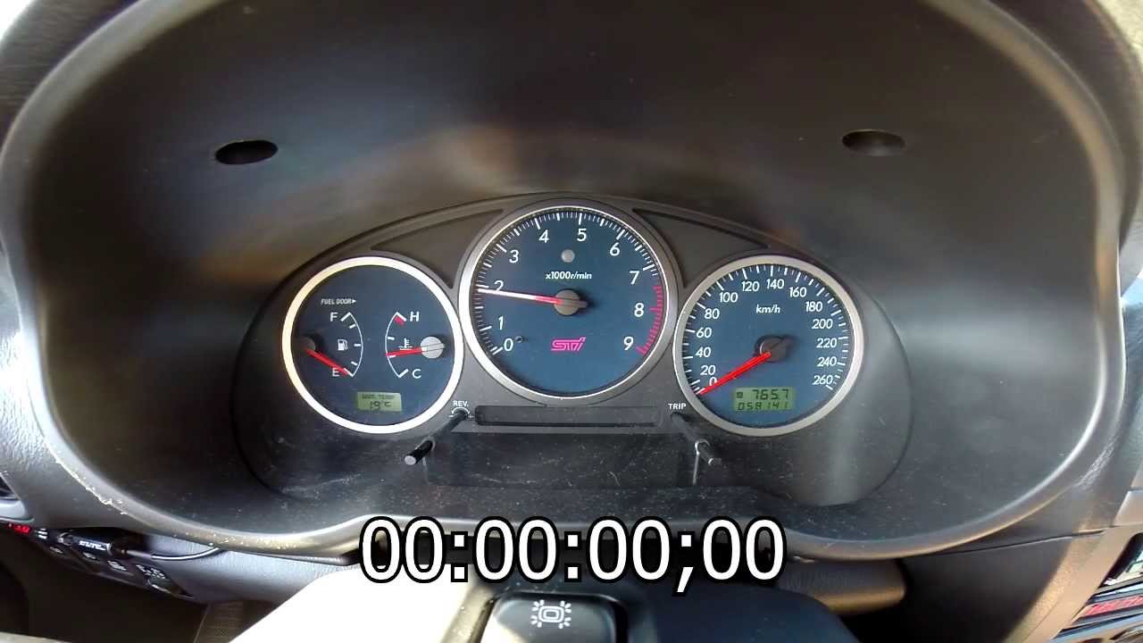 Subaru Impreza WRX STi MY03 0-100 km/h