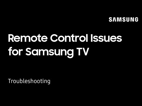 Troubleshooting Remote Control Issues for your Samsung TV