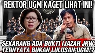 MAMPUS‼️REKTOR UGM KAGET! SEKARANG ADA BUKTI IJAZAH JKW TERNYATA BUKAN LULUSAN UGM‼️