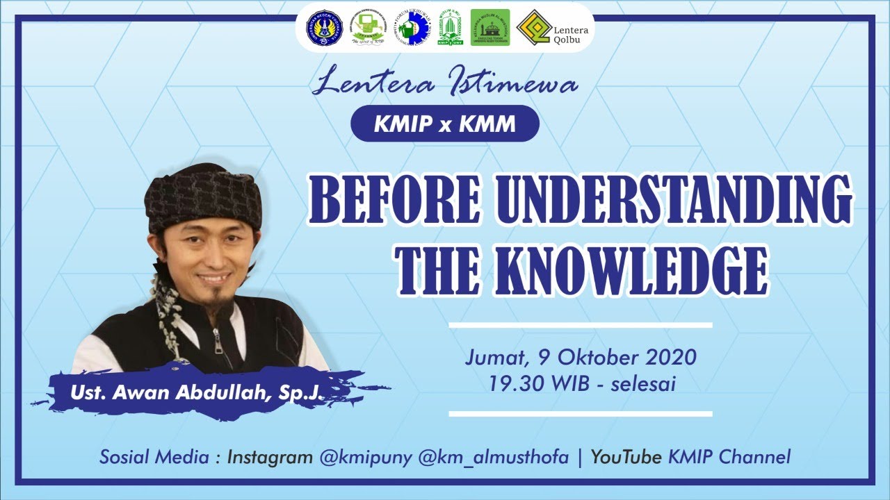 KAJIAN LENTERA ISTIMEWA KMIP FIP X KMM FT UNY "BEFORE UNDERSTANDING THE KNOWLADGE"