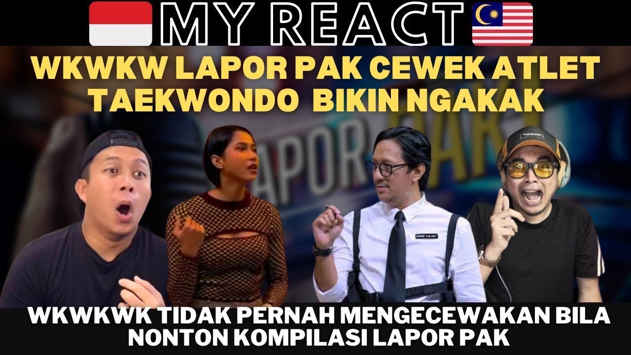 WKWKWK YA AMPUN LAPOR PAK! CEWEK ATLET TAEKWONDO BIKIN NGAKAK