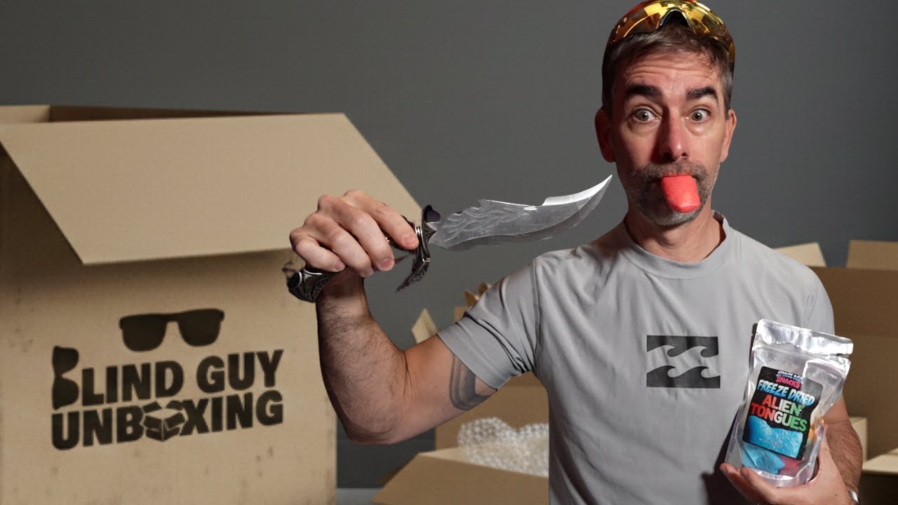 I’m petrified to eat this – a Blind Guy Unboxing
