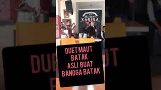 #VIRAL DUET MAUT BATAK |IBOAN AU I| BUAT SEMUA PENGUNJUNG CAFE BERTEPUK TANGAN