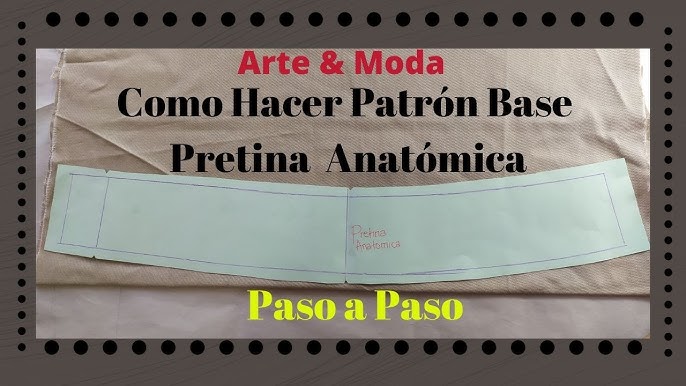 Cómo hacer el patrón de unos LEGGINGS LEVANTA COLA CON PRETINA ANATÓMICA -  Paso a Paso - DIY 