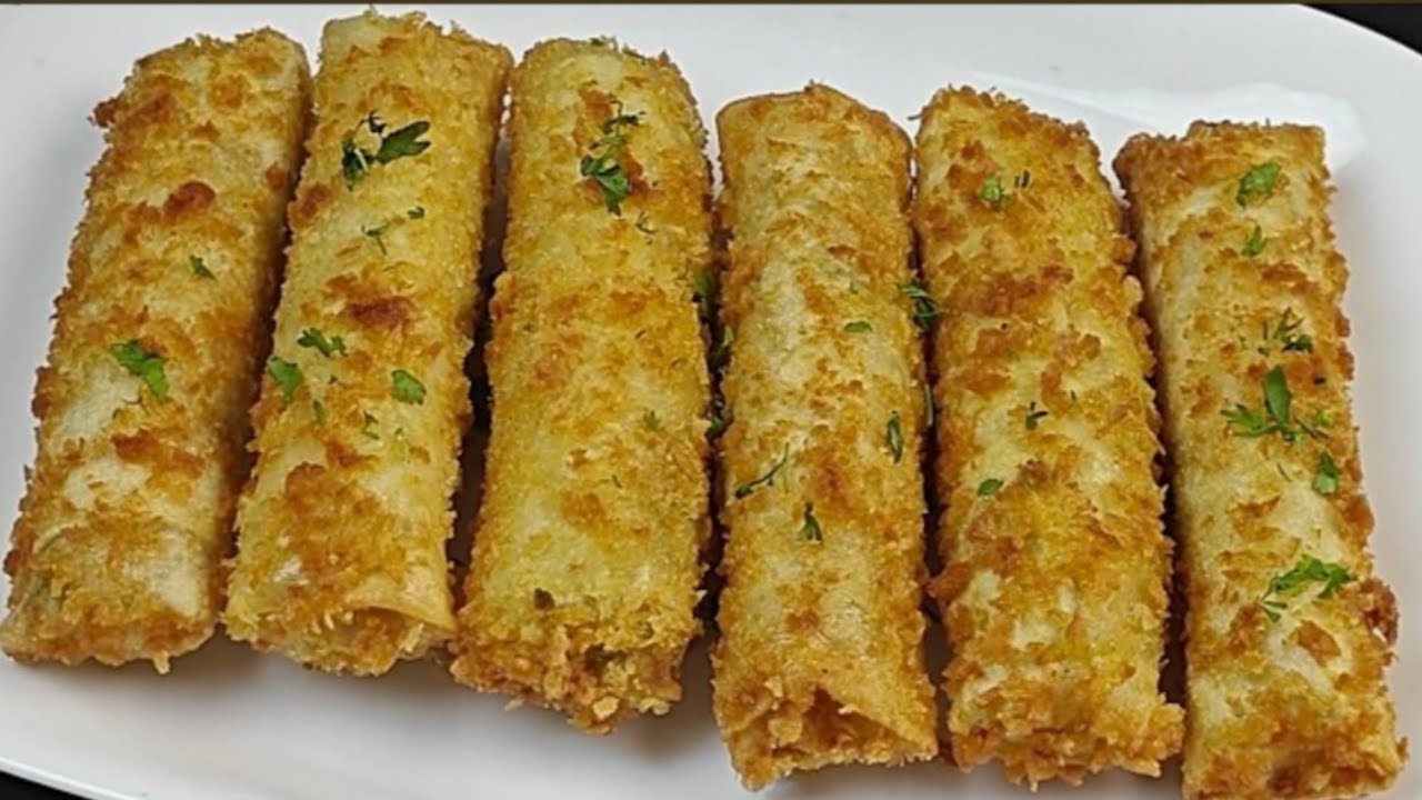 ক্রিপসি চিকেন রোল রেসিপি টিফিনে বাচ্চারা এই রোল খেয়ে চমকে যাবে crispy Chicken Recipe Tiffin Recipe 