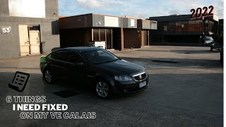 Six Things I Need Fixed On My Holden VE Calais