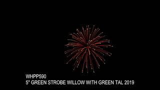WHPP590 5 GREEN STROBE WILLOW WITH GREEN TAL 2019