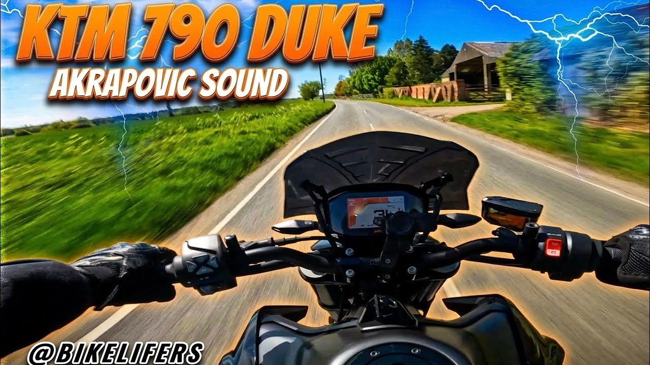 KTM 790 DUKE AKRAPOVIC EXHAUST SOUND - YouTube