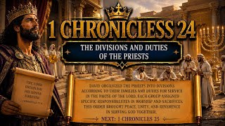 1 Chronicles 24 Explained: David Organizes the Priests into 24 Divisions